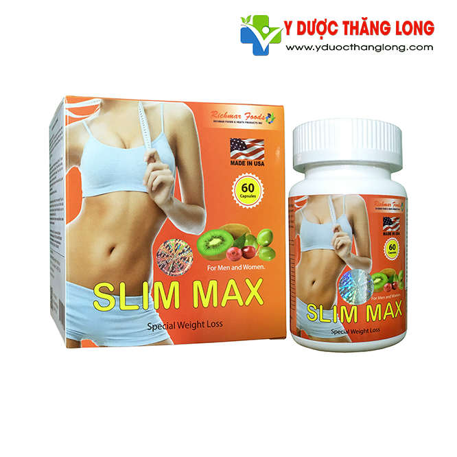 SLIM MAX USA - VIÊN UỐNG GIẢM CÂN CỰC MẠNH CHO NGƯỜI KHÓ GIẢM CÂN